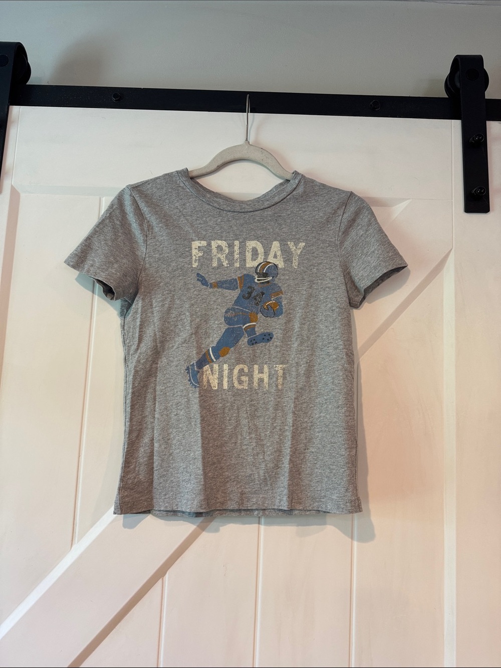 Kids Gray 'Friday Night' Football Graphic  Top